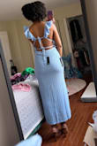 Pretty dress, just not super flattering on me. I think it's gorgeous, feels good, and is well made. - Kamaria P.