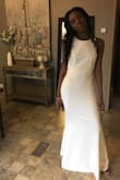 I purchased this dress for my daughter for prom.She loved it.Fits perfect on her.We also liked that it was floor length.This dress made her feel so beautiful.We ordered a small.Thanks Lulus! - Jerry P.