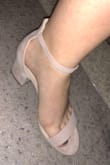 The shoe is adorable, very comfortable, and easily fits my wide foot. I usually wear between a 5 and 5.5 in womens shoes. I ordered a 5.5 as that is the smallest size they carry and they fit more like a 6.5-7  :-*( I am disappointed that I will have to return them because they are perfect!! - Marissa M.