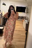 This dress was EVERYTHING! I wore it to a baby shower, and I had so many compliments on the dress. I am so happy I bought it. I definitely plan on wearing again. It fit perfectly and was just as described. If you haven't added it to your cart, THIS IS YOUR SIGN TO DO IT !!!! - Kalista C.