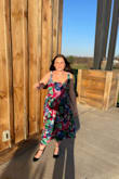 This fits very well. The only issue I ran into was the straps falling down. I kept them up with fashion tape, but I run into this issue with any dress that has this cut. Got many compliments. 9/10! - Ally G.