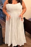 Everything is perfect, leaving for the above part. It was kinda loose and falling down. Leaving that issue, the dress is totally perfect. - Brunda V.