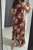 Great fit, very elegant and pretty. Material was soft and flowy. Bought it on sale, definitely worth it. - Atisha B.