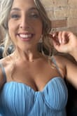 I was asked to be my friend's "something blue" in her wedding, and I HUNTED for the perfect blue dress. I think I bought 7 dresses from Lulus before finding this one, and I fell in love!!!
It's so flattering on and fits so beautifully! I've had 3 babies and have a tiny little pouch still, and my poor boobs have very little shape left, but this dress fixed all of that! The top has built-in cups, so all the shape is there. The waist sits nice and high, so the flowy part starts just at your waist and covers the "belly" area.
Don't even get me started on this color! Sooo beautiful. I was stopped by strangers at least 10 times to compliment the color and how beautiful it looked on me.
Needless to say, I wish I could wear this dress all the time!
(I had a few additions - I'm 5'2 and got a little over 4 inches hemmed, so tall girl approved! Alsoooo, when you spin it's so pretty, okay, I'm done raving about this dress) - Kaitlyn S.