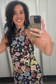 Love this dress! I ordered 13 different dresses for my son's wedding and ended up keeping this one. So happy that I did. It looks very expensive and was really comfortable all night. I went with a medium as I found several dresses on this site run small. - Heather T.