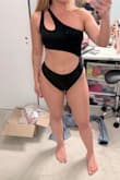 This bathing suit is both sexy and modest, especially for moms. It holds in the lower pooch while still highlighting your curves in a good way! - Brittany F.