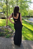 Loved how this dress made me look and feel! It was super comfortable while still looking very elegant and classic. I feel like I could easily rewear this dress.
It does run a little small - I'm typically a medium but this one I had to size up to a large. It was long enough to be worn with a small heel even at my height. - Marie H.