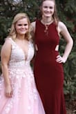I wore this to prom and I got lots of compliments. The color was rich and the material was medium quality. I was able to wear a nude strapless bra with it. - Lily H.
