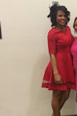 It was a perfect fit & it was fitted in the right places! I got many compliments on this dress. I wore it to a derby benefit! - Courtney B.