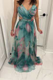 This dress is beautiful & flowy. Very flattering & subtly sexy. It fits perfectly, however, the zipper isn't fully functional due to the fabric being sewn into the zipper. I'd like a replacement but there are no smalls available on the website. I joined the waiting list to get notified if a small becomes available. For the price the dress should have a fully functional zipper. - Hannah D.