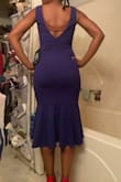 I bought a couple of dresses to see what style I was going for, and I decided this would be the dress I walk in!! The fit is great, I love the back, and it gives some nice shape! - Daija E.