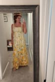 Wore this to an April wedding and spent most of the evening fielding compliments. The outer shell of the dress feels heavy & well-made. Minor issues: the tie sleeves are tricky, you'll need a friend for help. The lining of the dress is thin and almost sheer. Nude undergarments are a must. And the hook and eye above the zipper came wonky. Overall, a really gorgeous dress and a perfect choice for avoiding bridesmaid-looking dresses - Sarah H.