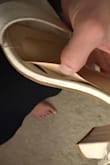 Thought the shoes are super cute. Bought a pair more than once for my bridal shoot, and they're already falling apart on both shoes. Very disappointed. I don't know what to do. I need to order something else asap - Ally G.