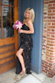 Originally ordered a small but switched to XS - dress is way prettier in person. My daughter loves the dress! - Kelli V.