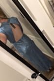 I would definitely recommend staying true to your size! I am usually a medium but ordered a large because I like a loose fit. But it's a little looser than I expected! Still very excited to wear it to a wedding!!! - Kourtney F.