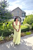This dress was beautiful and everyone loved it. It did fit a little tight but nothing crazy. It was long so I got it altered and also taken in a little on top to raise the girls lol. Overall 10/10. - Melissa F.