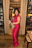 Everyone loved my outfit. Nice touch of elegance Lady in Red!! - Tamyka B.