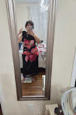 It's a great dress, but I ordered large. I needed large, but they did not have my size. I gifted it to my niece she loved it. - Eva M.