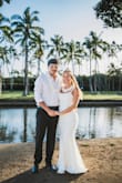 I needed my dress very last minute to elope in Hawaii, and it made it just in time! It was very good quality and fit nicely. I am pregnant and growing and have always been a small size, so I took a chance buying the medium, and it worked out great. It was just a little too big in the straps, but we made it work. I would purchase again. - Kiara C.