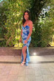 Absolutely loved this dress! It had built-in padding, too! The fit was so flattering and true to size, the colors are even more stunning in person, and I got so many compliments all night. I wore it for dress your best night on our cruise and felt amazing in it. Definitely one of those dresses that makes you feel confident the second you put it on! - Brandi F.