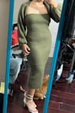 Love it! The amount of compliments I received the night that I wore it out for the first time to the Devil Wears Prada 2 premiere is crazy! It was so warm and cute, I also loved the unattached top! I wore this to the premier in some heels I bought off Lulus too! - Cynthia S.