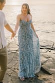 This dress was absolutely breathtaking with a gorgeous fit around the bust and a beautiful, flowy bottom that was lovely for an engagement photoshoot! The colors are beautiful, and the corsette is a fantastic touch. Debating buying this in the pink shade - Lourd K.