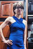Bought this dress in an XS for a friend's college graduation ceremony and I absolutely LOVE IT!!! The dress is snug but not tight. Hugs my body well and is comfortable to wear. It arrived within a week after ordering which made me VERY happy!! Definitely will be buying from here again in the future!!! - Dani O.
