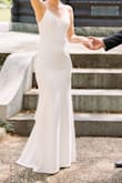 Ordered this to wear as my wedding dress, and I was not disappointed! It was absolutely perfect for my outdoor wedding. I received so many compliments, and everyone assumed I spent thousands of dollars on it! - Andie R.