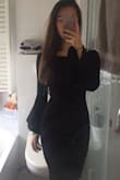 Nice dress, feels thick. It's tight in a nice way even though I was worried it would be too baggy on me. However I'm not a huge fan of the bell sleeves, they are quite big for my liking. I ordered the "Marseille dress" as well, that one is just perfect!! - Jenny K.