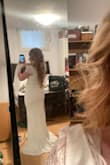 I am a baby, budget, bride. I am young, and I couldn't afford anything from the shops around me. I spent weeks searching for a dress within budget. I am also LDS and was looking for something modest (no luck) UNTIL I found Lulus! How is my dress $175 with shipping and taxes!!? I thought for sure it must be lacking in quality, but NOT AT ALL! It exceeded my expectations. I'm in love! Oh, also, shipping was SO FAST! I highly recommend this shop and this dress specifically. It came with a dust bag and everything. The only quarrel I might have is in the bust area; it doesn't drape on me the way I thought, and the fabric isn't fully connected. So I might have to get that sewn, but I guess for that, it makes it more customizable if you want something more cheeky or more modest. - Makayla B.
