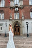 I ordered this dress for my wedding ceremony in Denmark, and I was genuinely surprised by the quality. The fabric felt beautiful and much more luxurious than I expected. I'm very petite, around 5'2 and 108lbs. So even the XS was slightly loose on me. I had it tailored a little at the straps and waist to make it more fitted. I also shortened the length slightly. Overall, I absolutely loved the dress and received so many compliments on it throughout the day. Do not hesitate to buy it!! - AYCA O.
