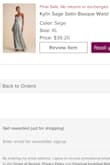 I bought this dress because it said even though it was final sale and you couldn't return it, you could exchange it. Well now that I try it on and see how HUGE it is, it says that I can't even exchange it! So annoyed, be careful buying this if you think you can exchange it. - Arlen B.
