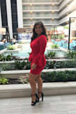 I wore this dress for a pageant orientation and workshop and it was amazing! I received so many compliments and I wore it for a long period of time and I was still comfortable!! Fits true to size. I usually wear a large or extra large in lulu.com clothing and this was perfect. 10/10 would purchase again! - Sam H.