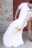 My wedding dress was absolutely beautiful. The craftsmanship and attention to detail were exceptional, and it fit perfectly. It was elegant, timeless, and made me feel truly special on my wedding day. I couldn't have asked for a more perfect dress. - Amanda L.
