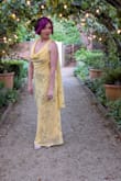 I was super torn on it originally, but everyone said I was an idiot and they were right. Super great for an outdoor wedding in a rose garden. I felt very feminine and flowy. I got a lot of compliments, and it's long enough for the tall girlies! Agree with others, though. Make sure you wear something underneath as it is pretty sheer. - Annika B.
