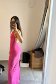 Fabric is thick and nice!!!! It's thick and kinda shiny and extremely flattering!! - Michal A.
