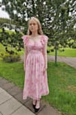 Beautiful dress. Ordered size M and it fits perfectly. - Linda A.