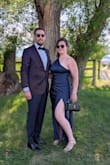 I got this for a black tie optional outdoors event. I've been having lots of weight issues lately, and was super anxious about getting a satin dress.  This dress full on made me look and feel like Venus. - AMBER D.