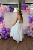 This was my bridal shower dress, and it was perfect. Received so many compliments. I felt comfortable and beautiful in this dress. - Alyson S.