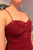 So pretty! But not going to keep because it flattens my already smaller chest somehow. There is an outline for your boobs, but no extra room was included, badly made! - Sarah M.