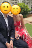 I wore this dress to a small, summer wedding in Atlanta. The material is nice and thick, and the corset type tie in the back gives you the ability to tighten or loosen the bust area to get the best fit. It's long, but with heels it was the perfect length for me (5'7").

I lift weights, so getting clothing to fit my back properly is always a concern, but this dress fit beautifully! Received TONS of compliments! - Lindsay M.