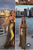 This was the absolute perfect dress for my summer ball. The fabric is light and breathable, and the bodice fits beautifully while easily accommodating a strapless bra for extra support. I loved the length, which was a huge priority for me, and the color is stunning against a golden summer sunset. A true 10/10 - Maria P.