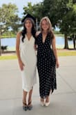 I bought this dress pretty last minute for my college graduation, and I loved it! I was originally going to order an XS but the size was sold out, and I had to settle for a small. I'm glad I did because it fit my bottom half better, however I have a smaller chest and did have to tailor it a little bit to fit my top half perfectly. I adored the length of the dress, and the quality of the fabric felt very nice. It looked exactly as it did on the model! - Sophia G.