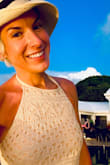 I wore this on vacation to St. Lucia and I absolutely loved it! I got so many compliments! It fits true to size. I'm 5'3 103 and the XS was the exact size I needed. No heels required! - Whitney H.