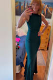 I ordered this dress for my son's wedding and I am in love with it!!!!! The size small fits me absolutely perfectly, and I will not need any alterations. The green is the perfect color for a winter wedding in Wisconsin. I will get a stole to wear for the outdoor photographs. Highly recommend this dress! Next time I need a dress, I will be going to Lulu's. - Kirstie Z.