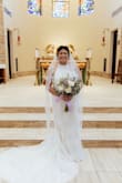 I felt like the most beautiful bride ever. The dress was absolutely beautiful, the detail, the color, and the quality of the material also very comfortable. I highly recommend this dress for your special day! - Perla C.