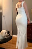 The dress is nice, the fabric is thick, and it fits the body. Good price, I liked it. - Maira P.