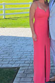 This is a very flattering dress! Gorgeous color for a summer wedding. 
The sweetheart neckline was so pretty. - Anne S.