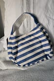 This bag arrived misshapen (especially the handle) and I've tried everything to get it to look like the pictures. Cannot get this bag to be shaped like the one pictured and Lulu's won't let me return it even though I've never used it. I waited this long because I thought it would relax into a better shape by now. I can't resell it either because it is DEFECTIVE. Don't buy unless you're okay with the lumpy shape! - Lydia S.