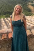Got this dress for a destination wedding in Italy. Fit perfectly, great slit for easy dancing, and got many compliments. - Rebecca M.